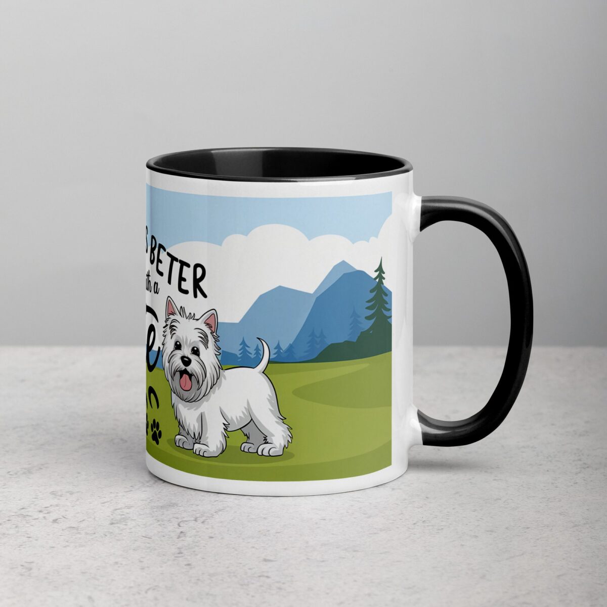 Life Is Better with a Westie Coffee Mug - Image 3