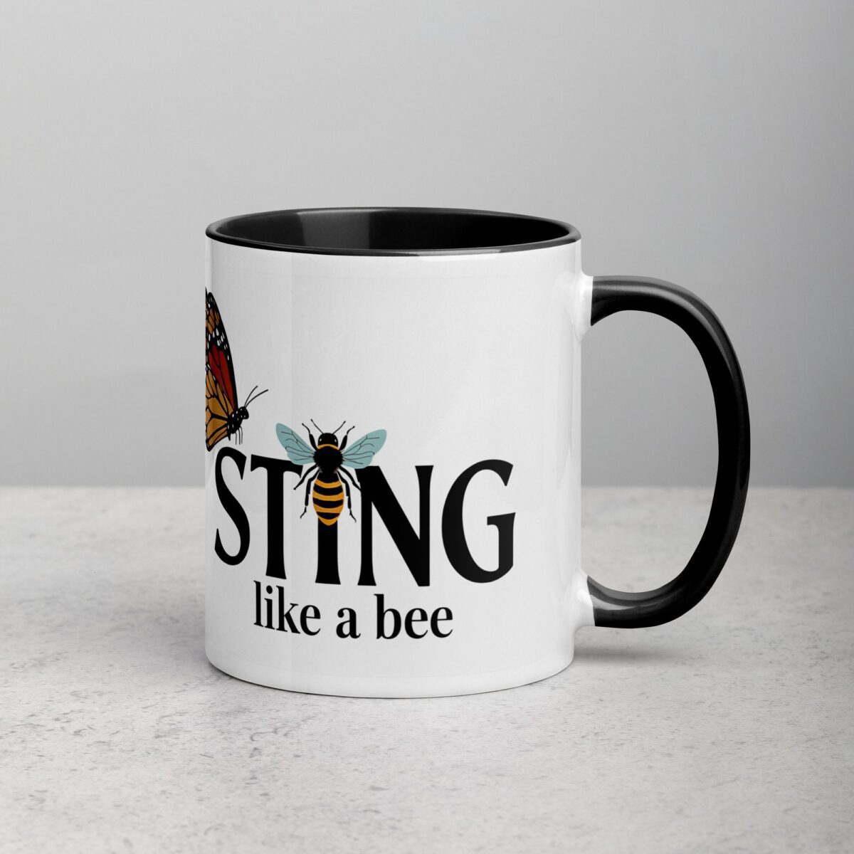 Float Like a Butterfly, Sting Like a Bee Mug - Image 3