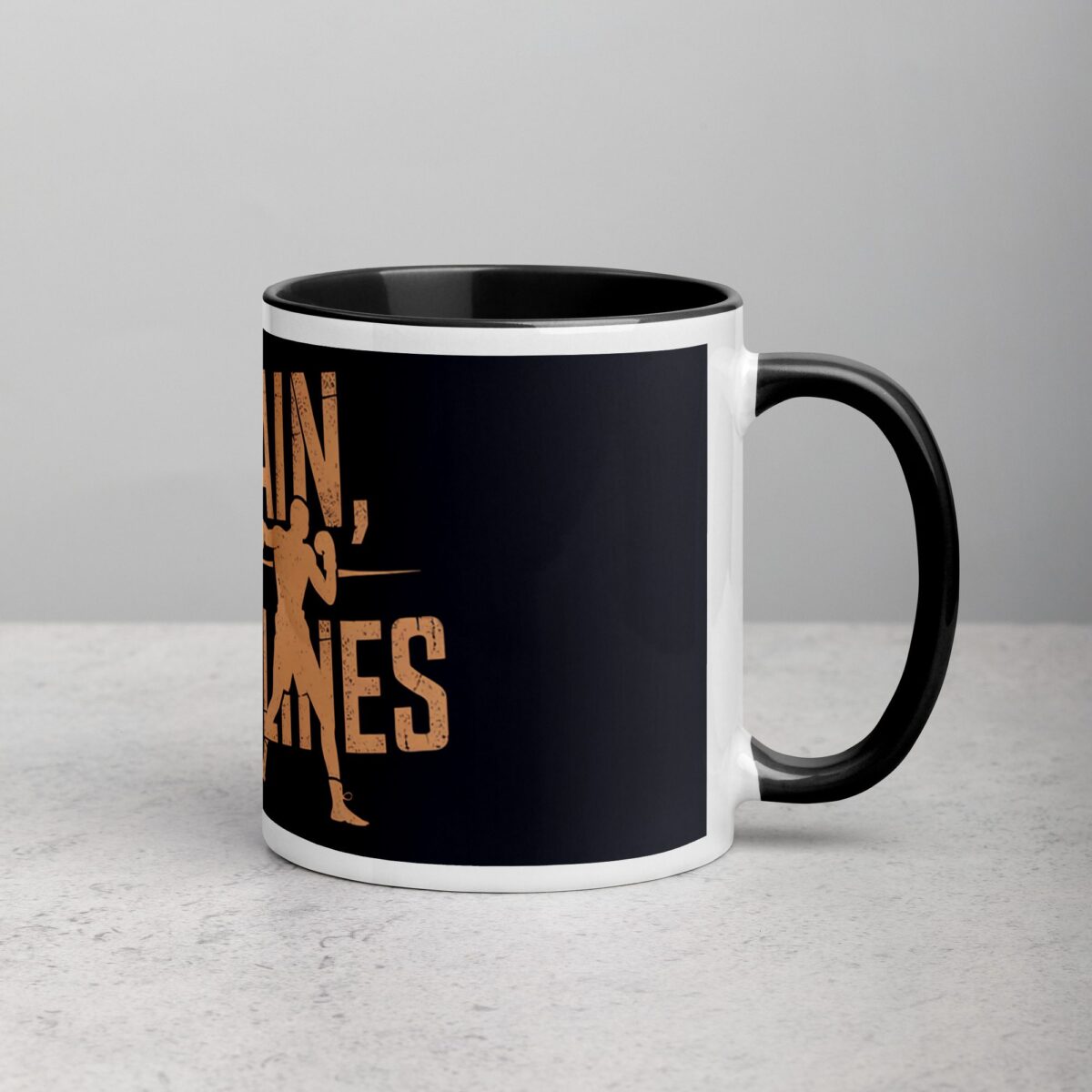 No Pain, No Punchlines Boxing Mug - Image 3