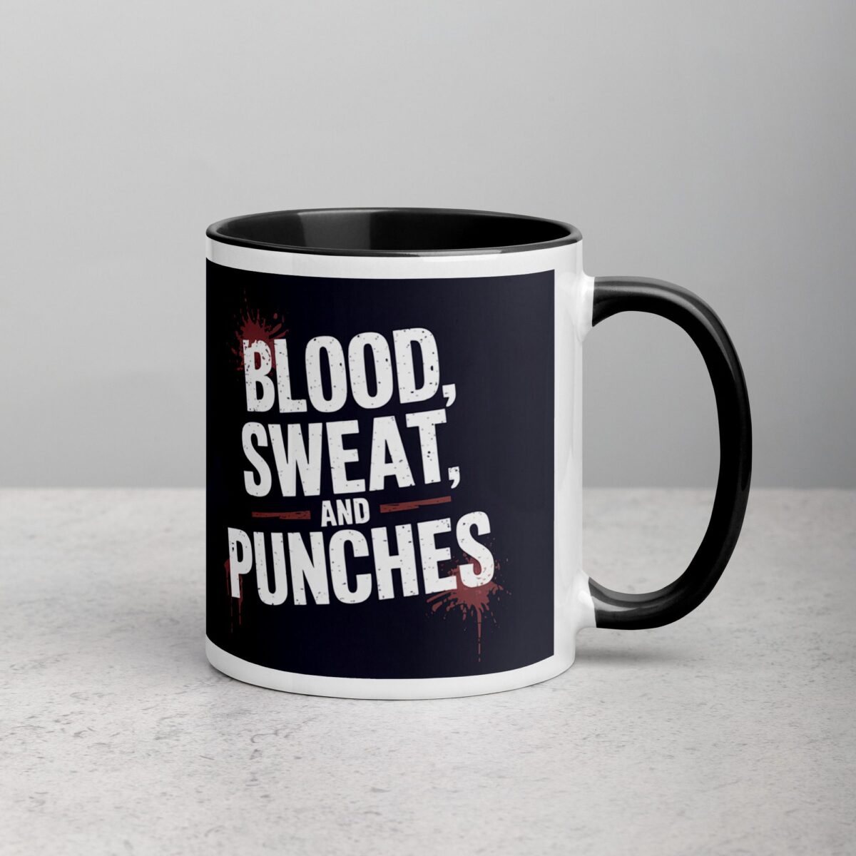 Blood, Sweat, and Punches Boxing Mug - Image 3