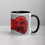 Hit Hard, Stay Humble Boxing Mug - Image 3