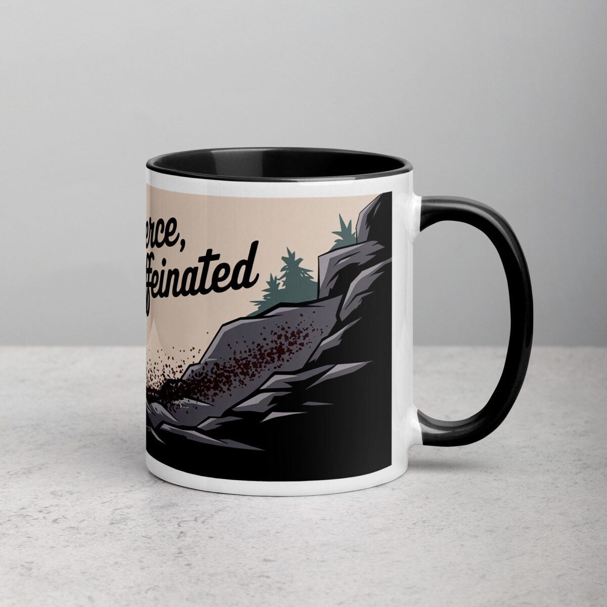 Stay Fierce, Stay Caffeinated Lion Coffee Mug - Image 3