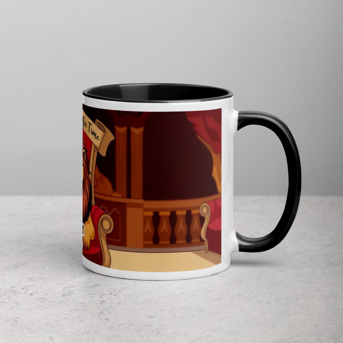Mane Event: Coffee Time Lion Mug - Image 3