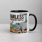 Fearless and Fueled by Coffee Lion Mug - Image 3
