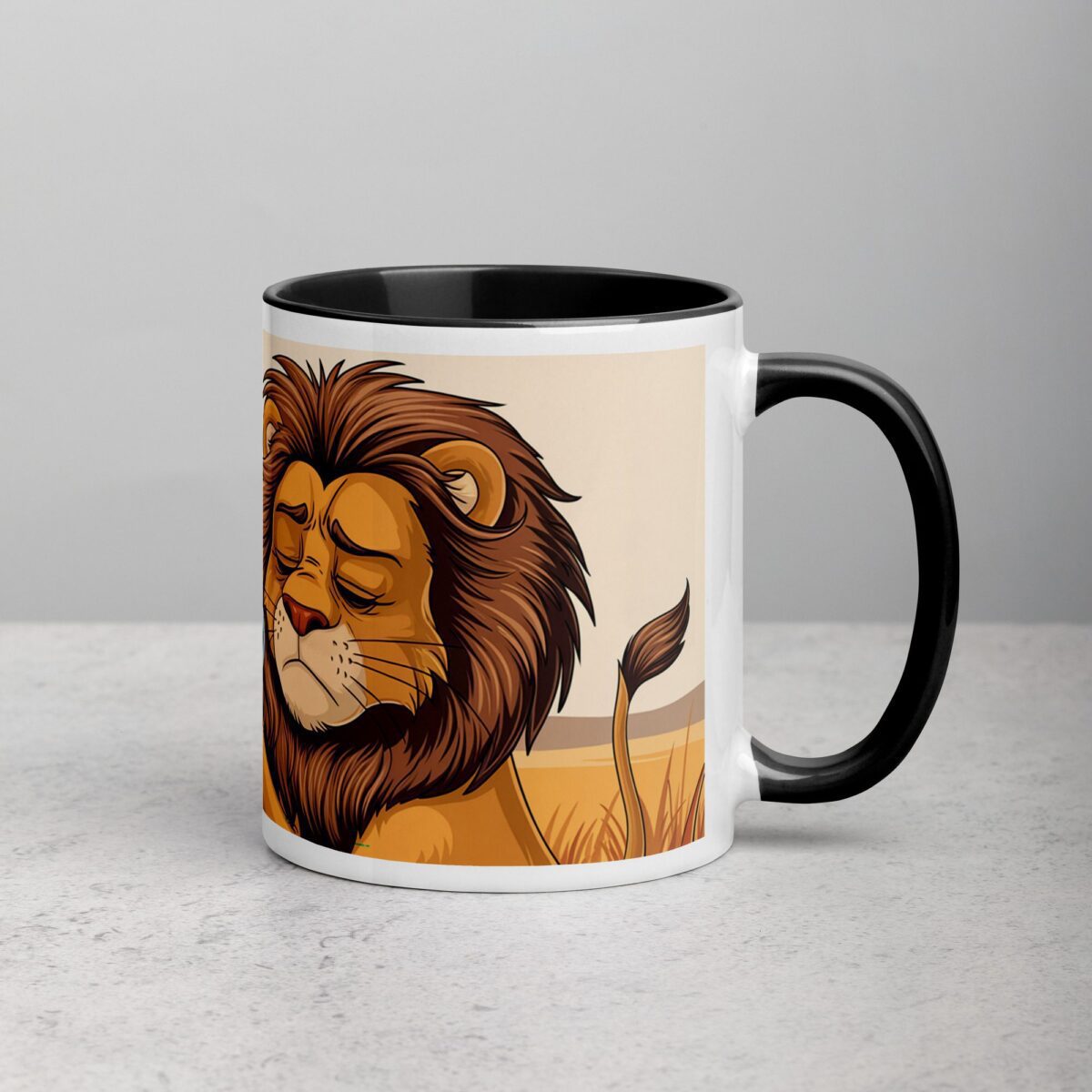 Hear Me Roar... After Coffee Lion Mug - Image 3