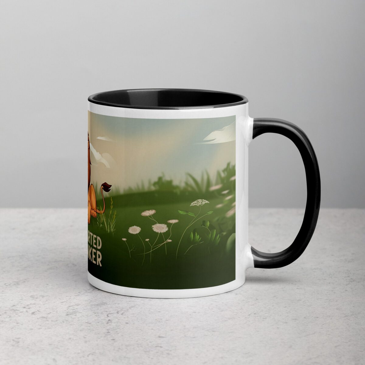 Lion-Hearted Tea Drinker Cup - Image 3