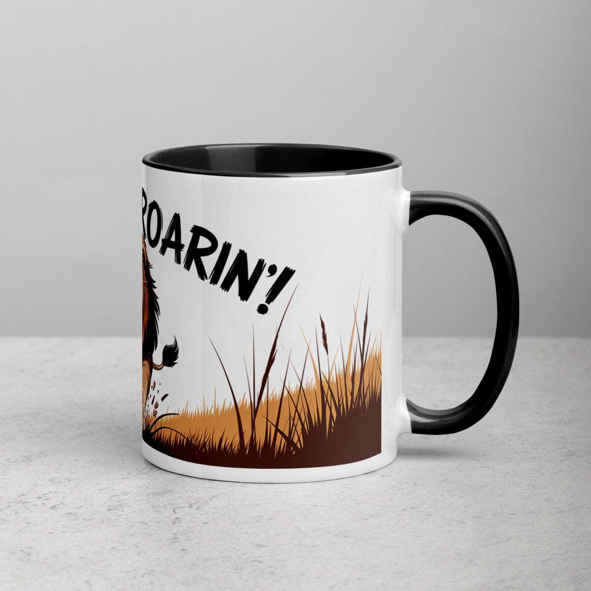 Let’s Get Roarin’! Lion Coffee Mug & Tea Cup - Image 3