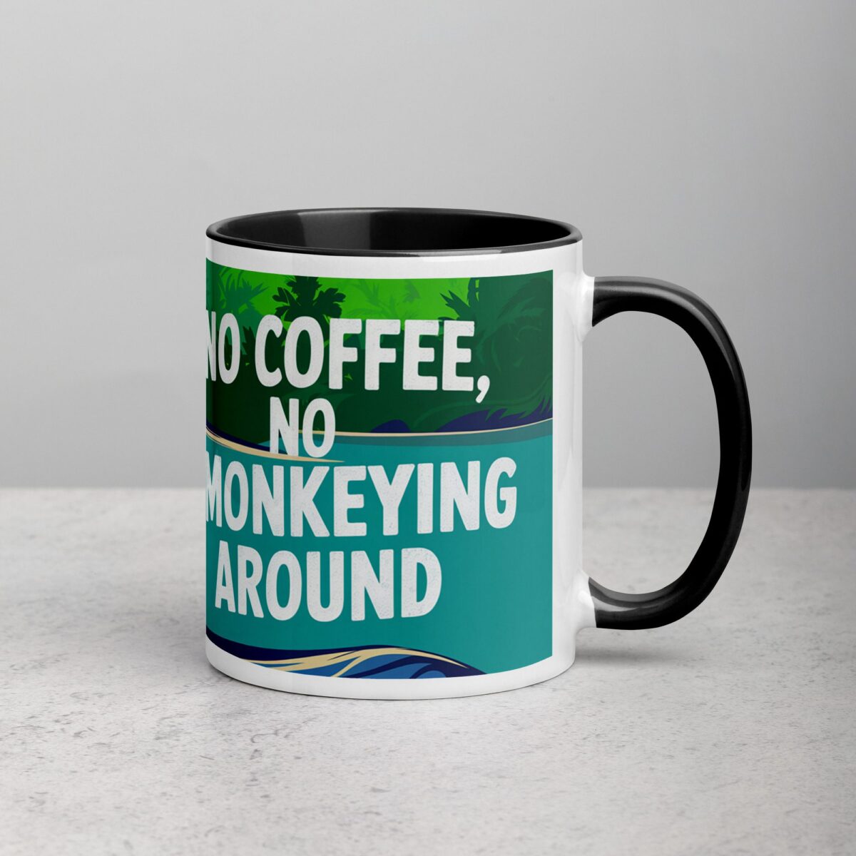 No Coffee, No Monkeying Around Mug - Image 3