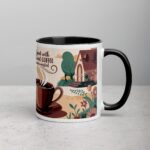 Time Spent with Cats and Coffee Is Never Wasted Mug - Image 3