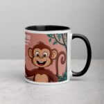 Monkey Mood: Decaffeinated = Grumpy, Caffeinated = Happy Mug - Image 3