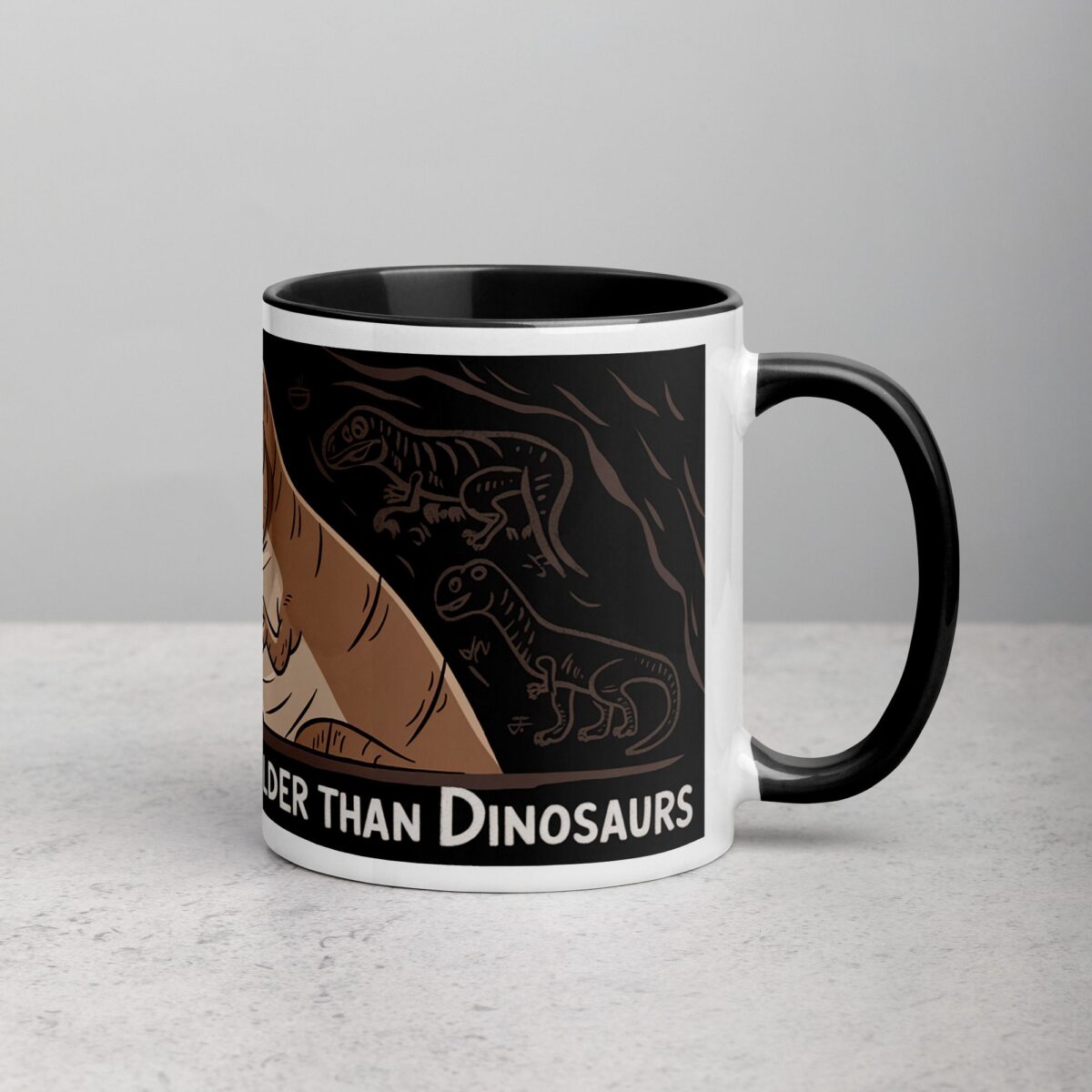 Coffee: The Only Thing Older Than Dinosaurs Mug - Image 3