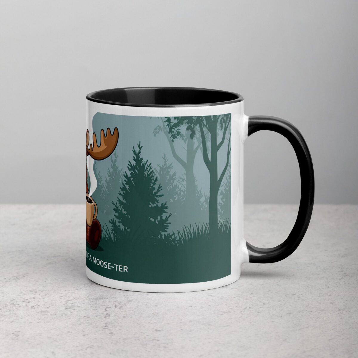 Coffee Makes Me Less of a Moose-ter Mug - Image 3