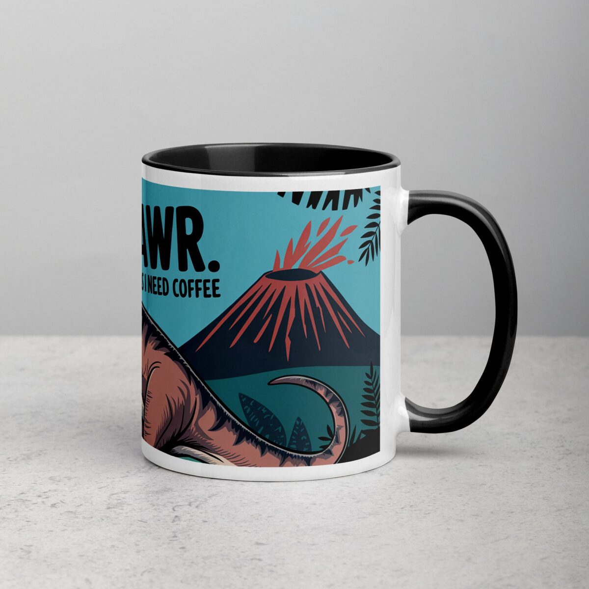 Rawr Means I Need Coffee Mug - Image 3