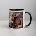 I’m Not Antler-Social, Just Caffeinating Moose Mug - Image 3