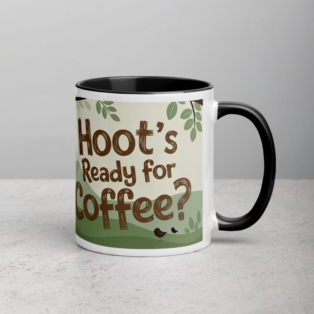 Hoot’s Ready for Coffee? Owl Mug - Image 3