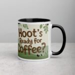 Hoot’s Ready for Coffee? Owl Mug - Image 3