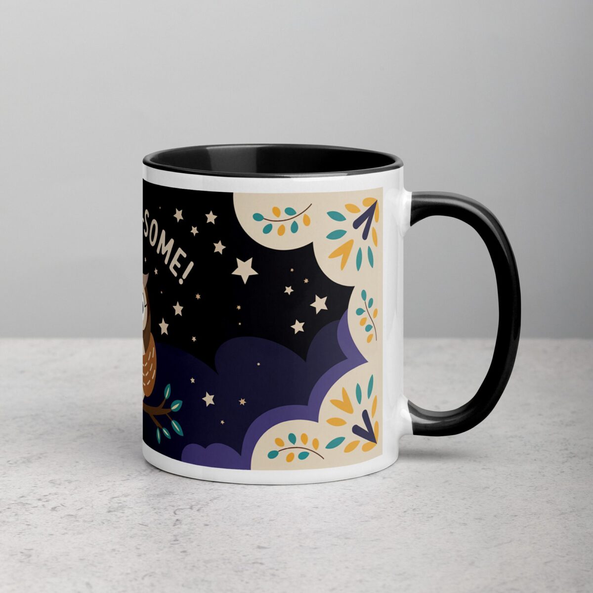 Stay Owl-some! Coffee Mug & Tea Cup - Image 3