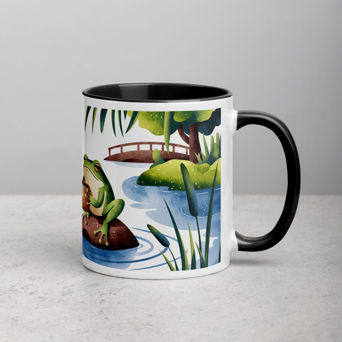 Pond Life, Coffee First Mug - Image 3
