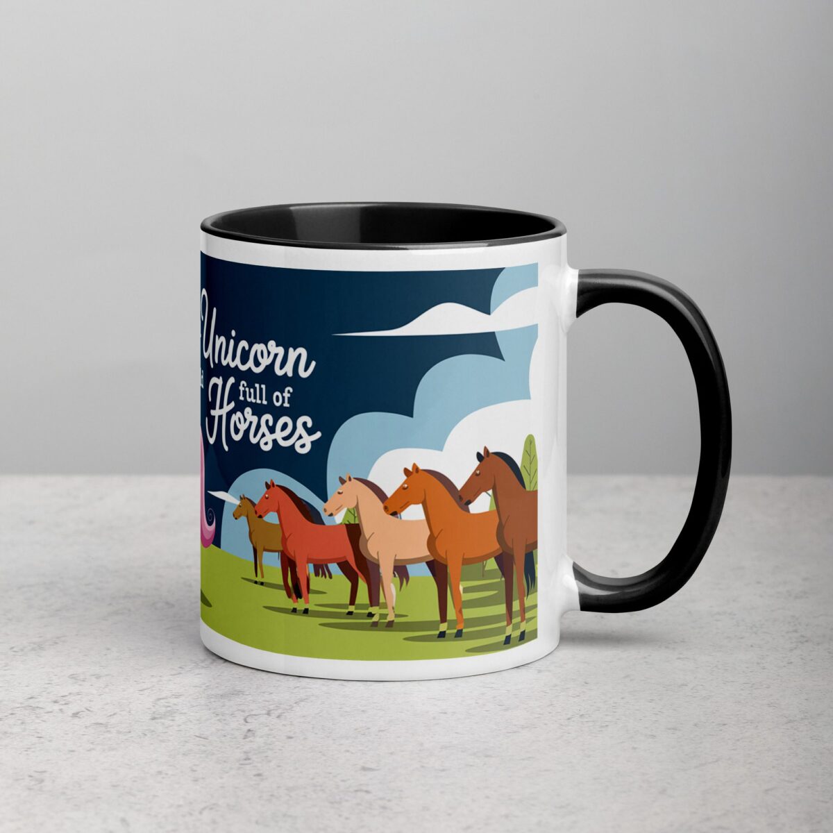 Be a Unicorn in a World Full of Horses Mug - Image 3