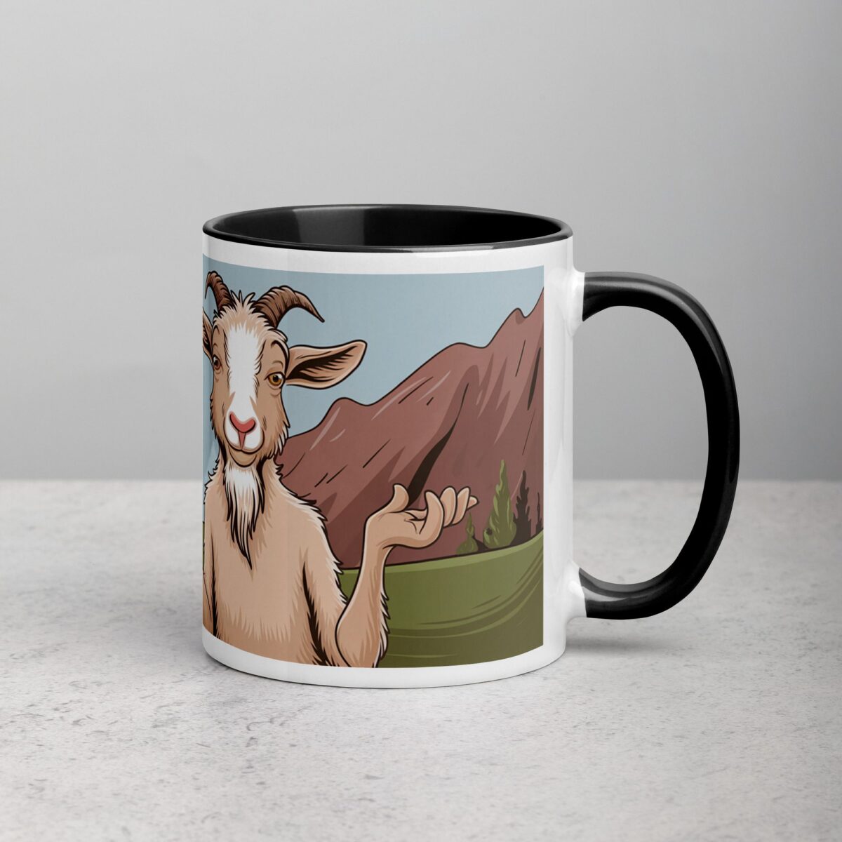 Bleat Happens, Drink Coffee Goat Mug - Image 3
