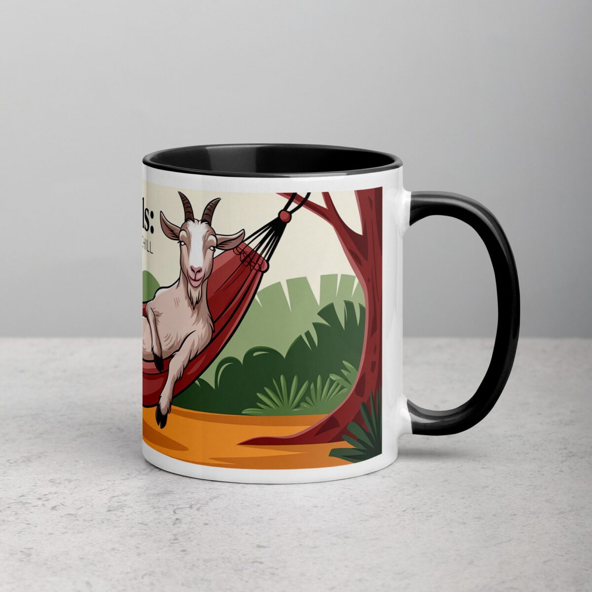 Goat Goals: Coffee and Chill Mug - Image 3