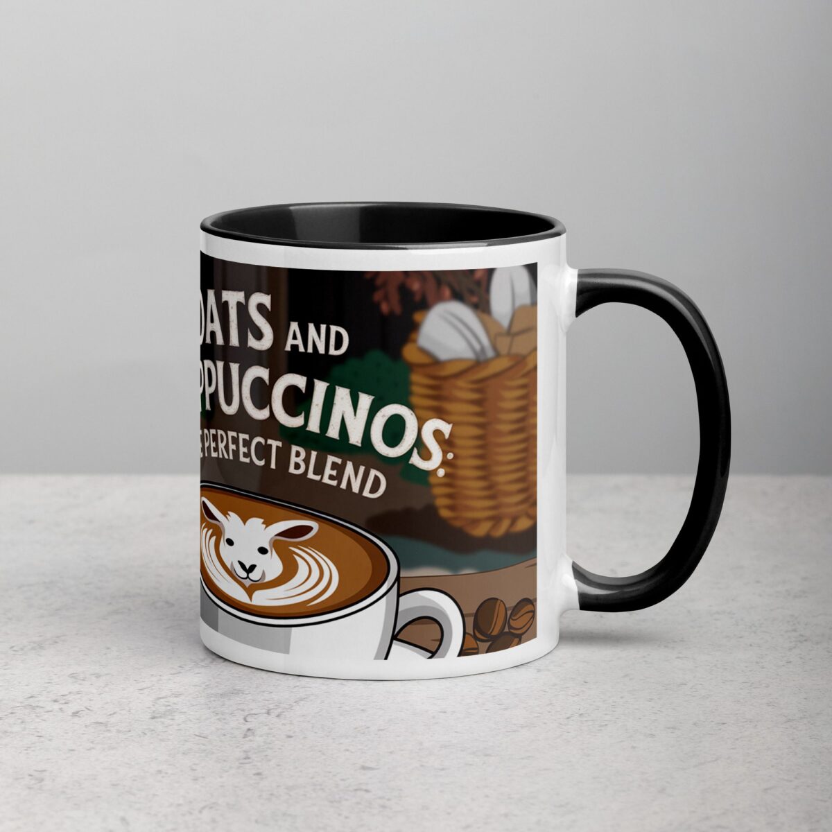 Goats and Cappuccinos: The Perfect Blend Coffee Mug - Image 3