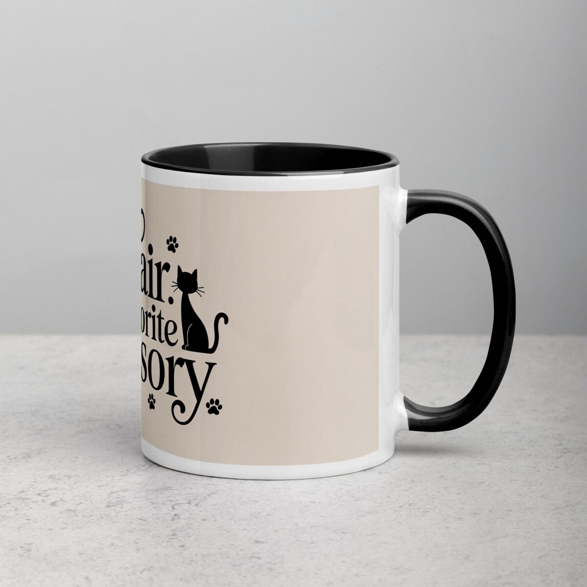 Cat Hair: My Favorite Accessory Mug - Image 3