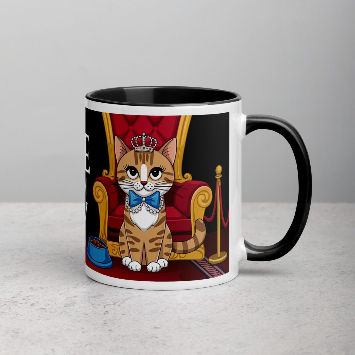 Feed Me and Tell Me I’m Pretty Cat Mug - Image 3