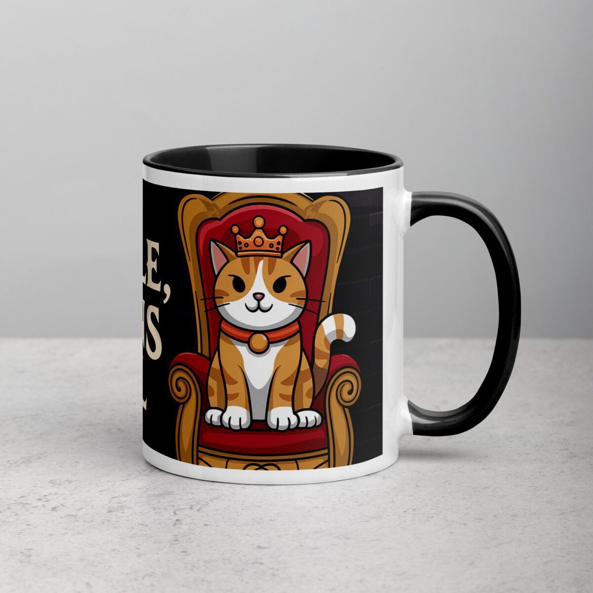Cats Rule, Humans Drool Coffee Mug - Image 3