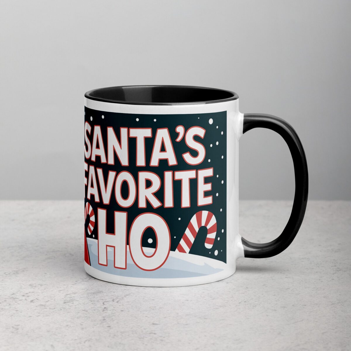 Santa’s Favorite Ho Christmas Coffee Mug - Image 3