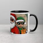 Gangsta Wrapper Christmas Santa Mug - Image 3
