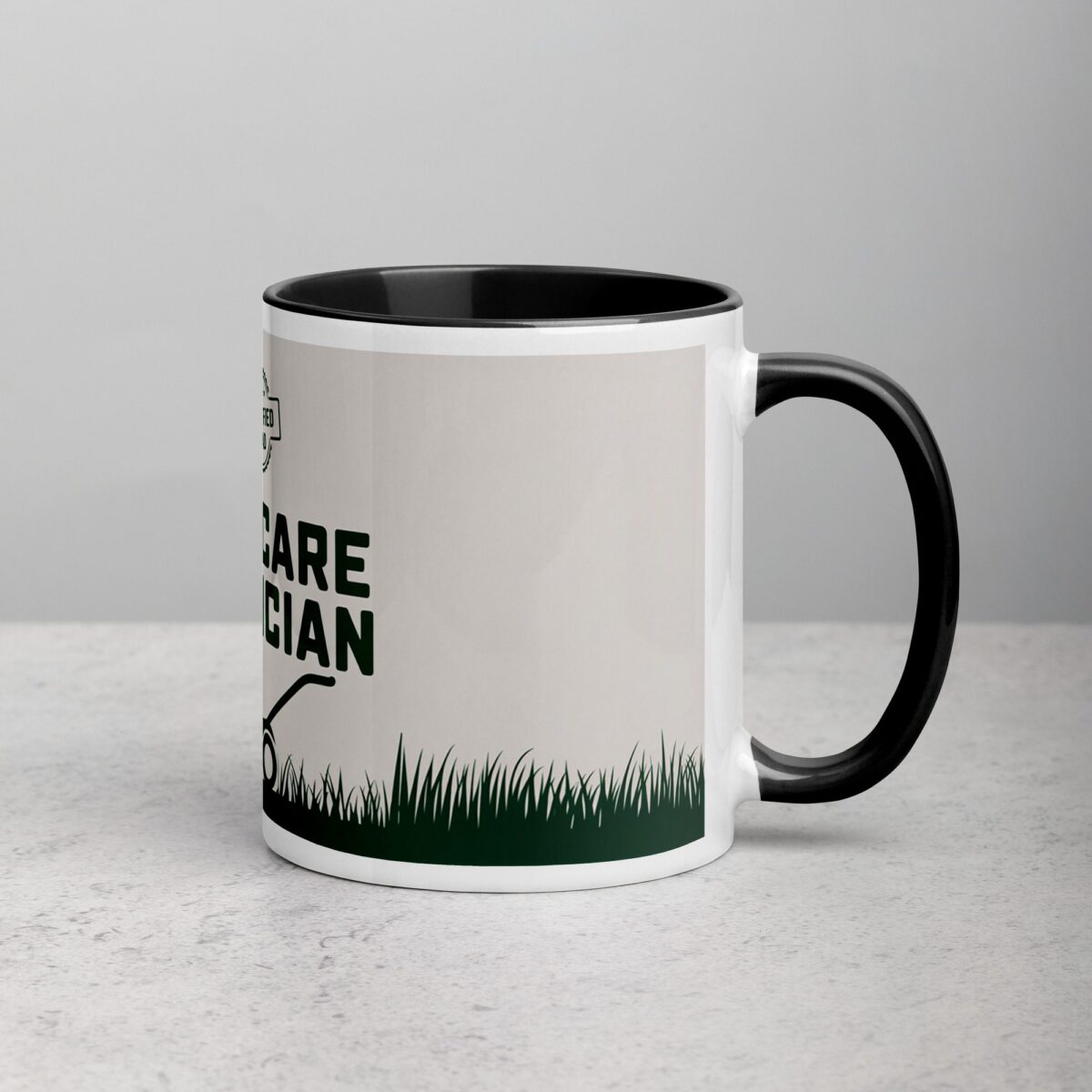 Official Lawn Care Technician Dad Coffee Mug - Image 3
