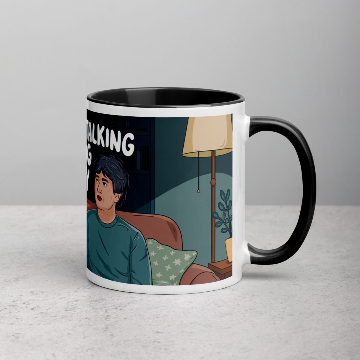 I’m Only Talking to My Dog Today Coffee Mug - Image 3