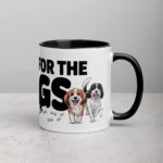 I’m Here for the Dogs Coffee Mug - Image 3