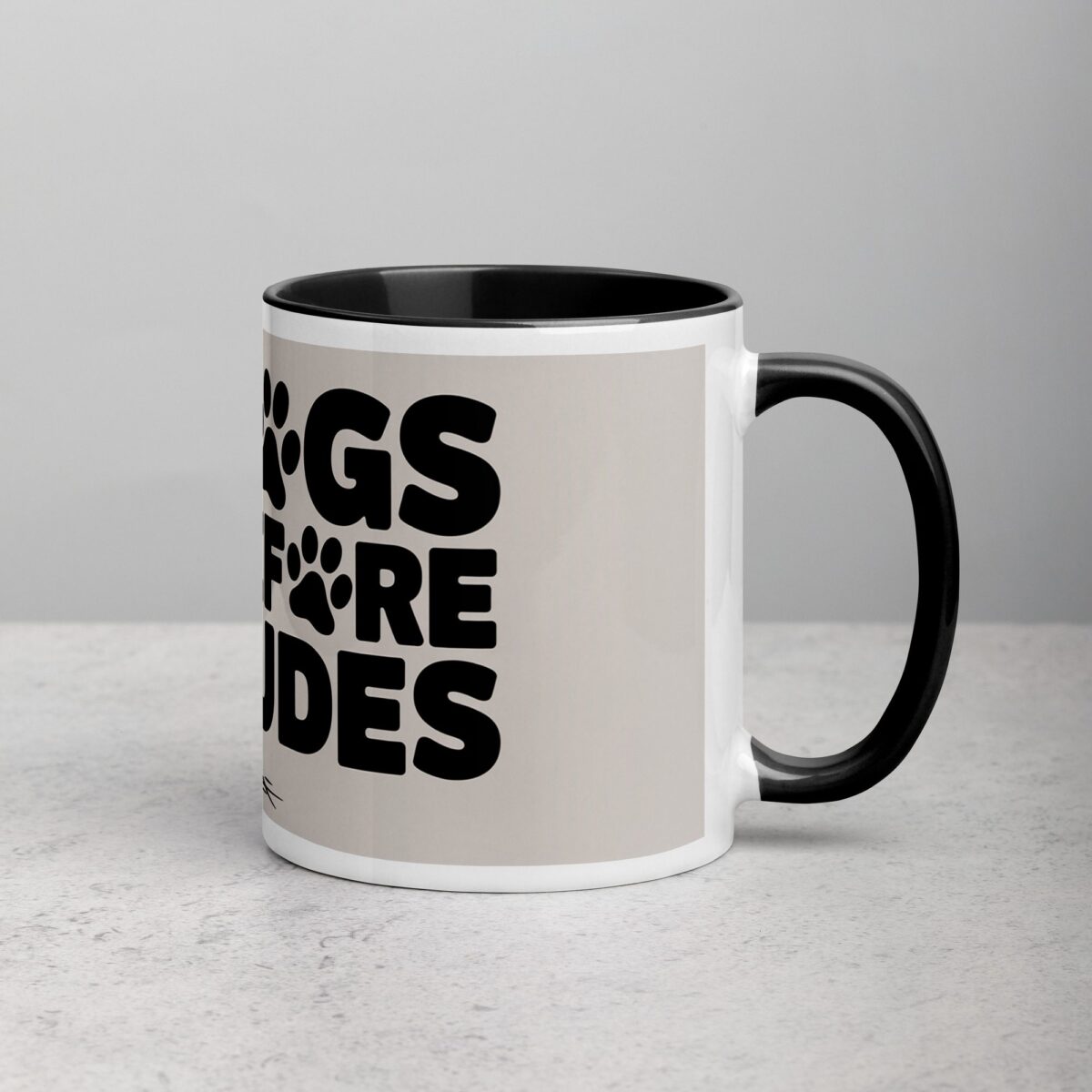 Dogs Before Dudes Coffee Mug & Tea Cup - Image 3