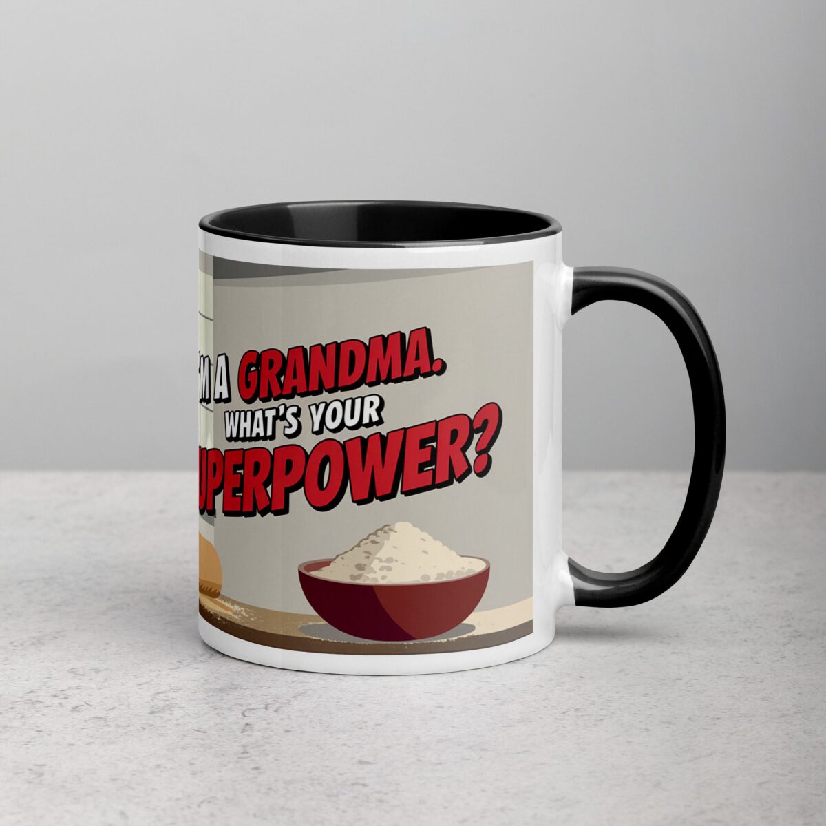 I’m a Grandma. What’s Your Superpower? Mug - Image 3