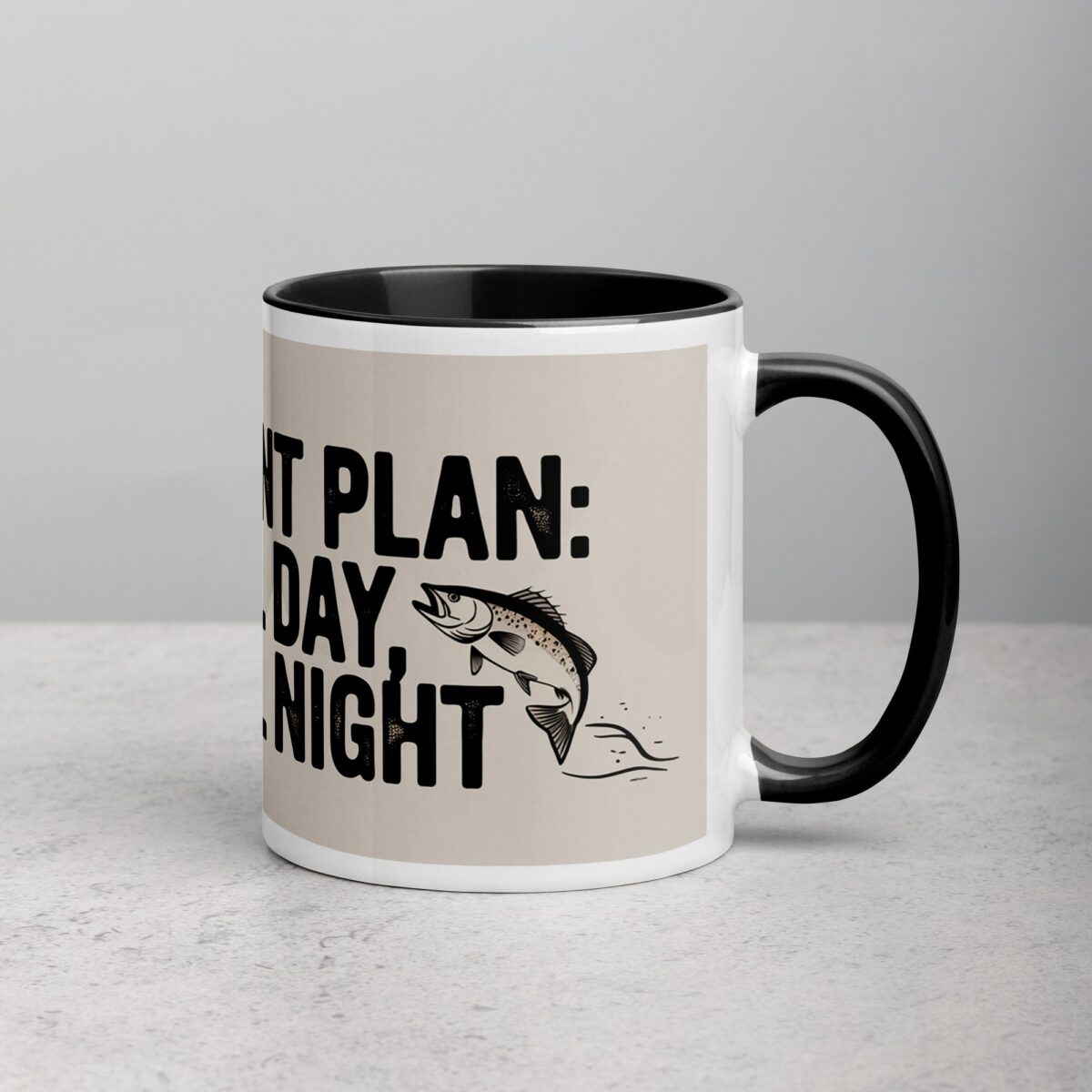 Retirement Plan: Fish All Day, Nap All Night Mug - Image 3