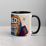 Retired: World’s Best Travel Agent for Myself Mug - Image 3