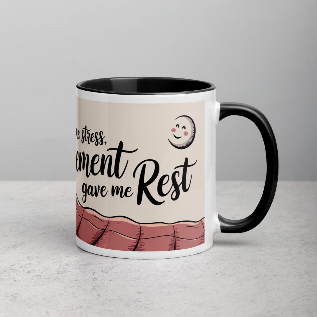 My Job Gave Me Stress, Retirement Gave Me Rest Mug - Image 3