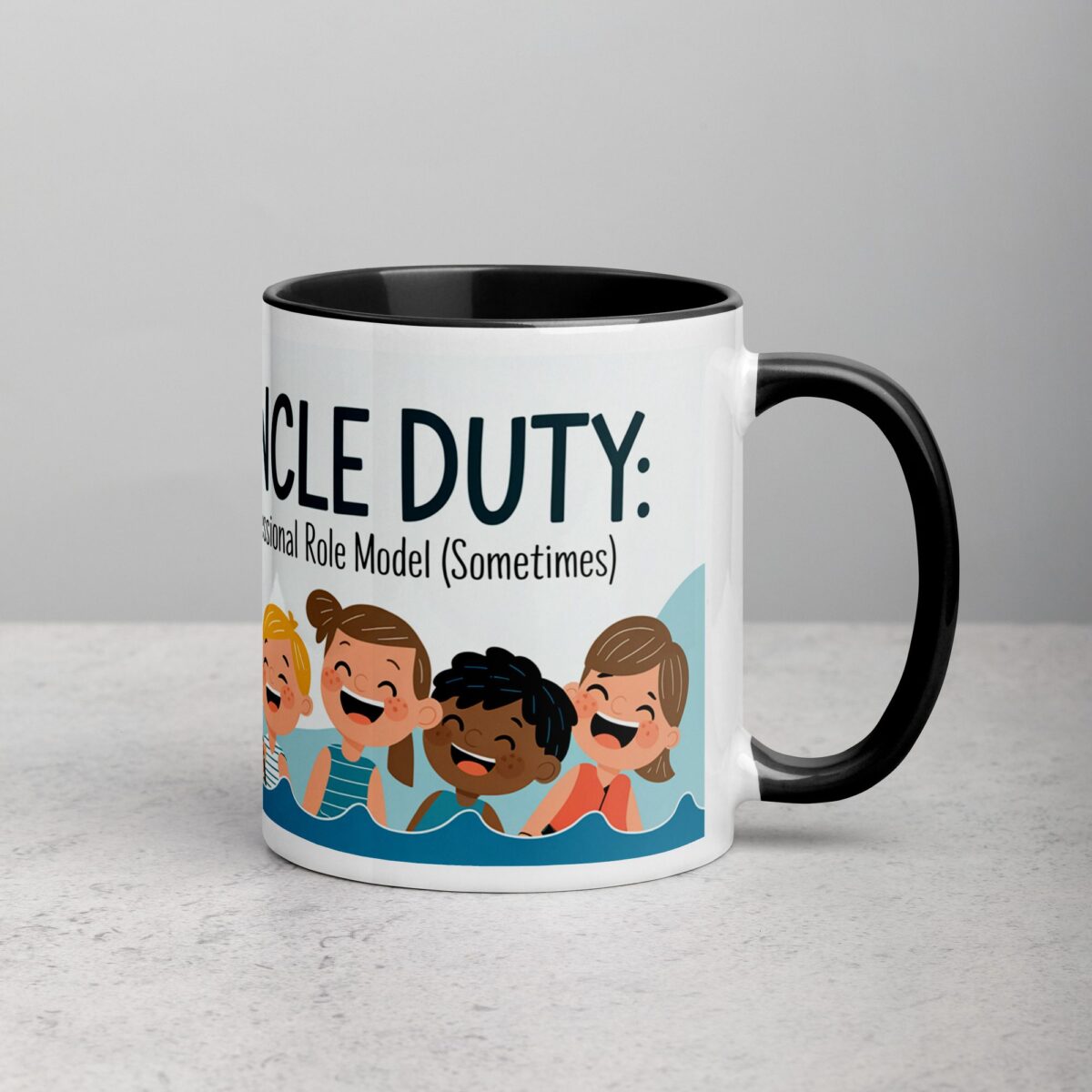 Uncle Duty: Professional Role Model (Sometimes) Coffee Mug - Image 3