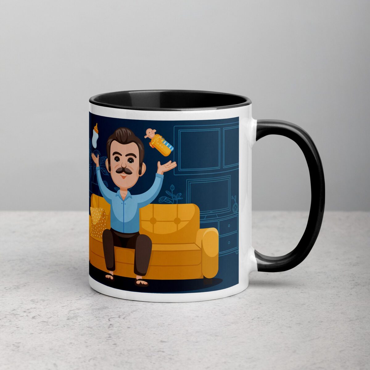 Uncle: The Legend, The Myth, The Babysitter Coffee Mug - Image 3