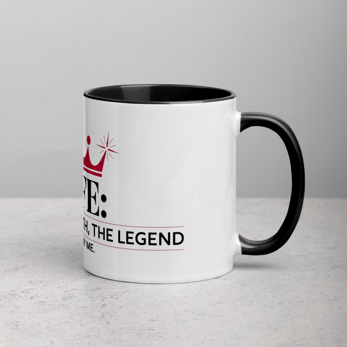 Wife: The Boss, The Myth, The Legend Coffee Mug - Image 3