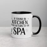 If Found in Kitchen, Please Return to the Spa Wife Mug - Image 3