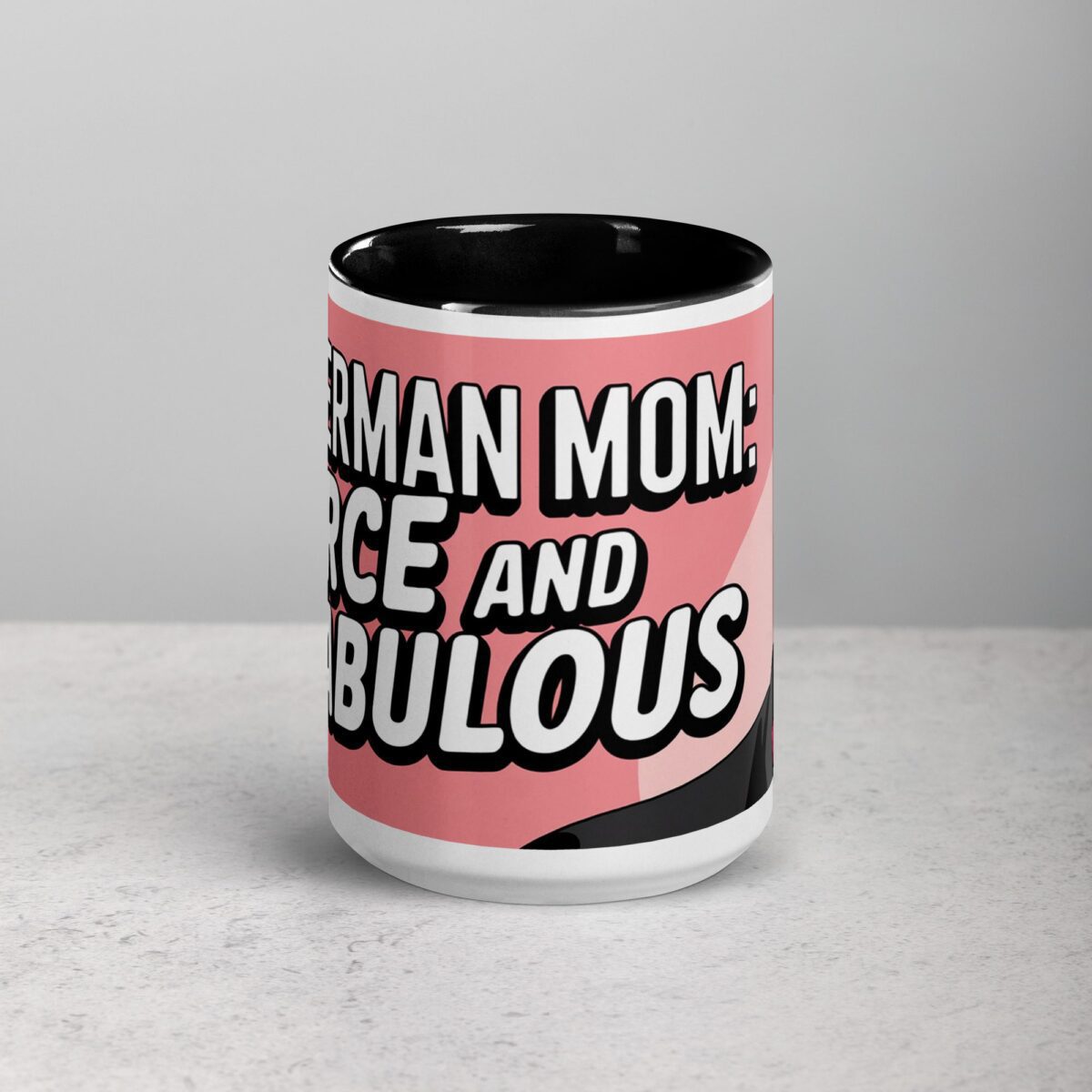 Doberman Mom: Fierce and Fabulous Coffee Mug - Image 5