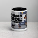 Doberman Patrol: Always on Duty Coffee Mug & Tea Cup - Image 4