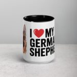 I ❤️ My German Shepherd Coffee Mug & Tea Cup - Image 4