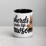 Shepherds Make Life Pawsome Coffee Mug - Image 4