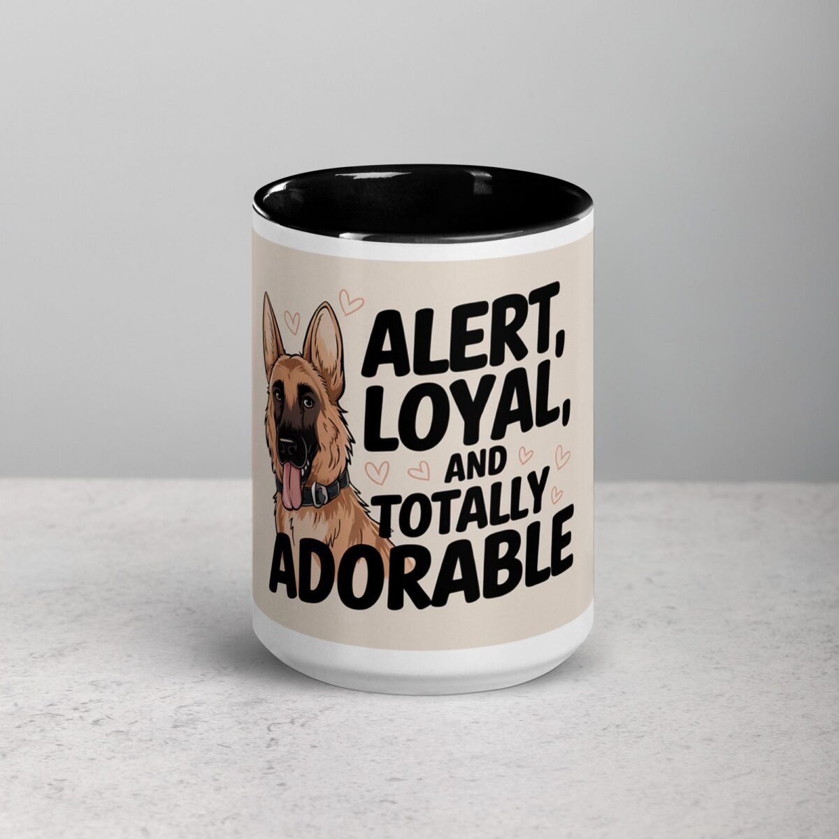 Loyal & Totally Adorable German Shepherd Coffee Mug - Image 4