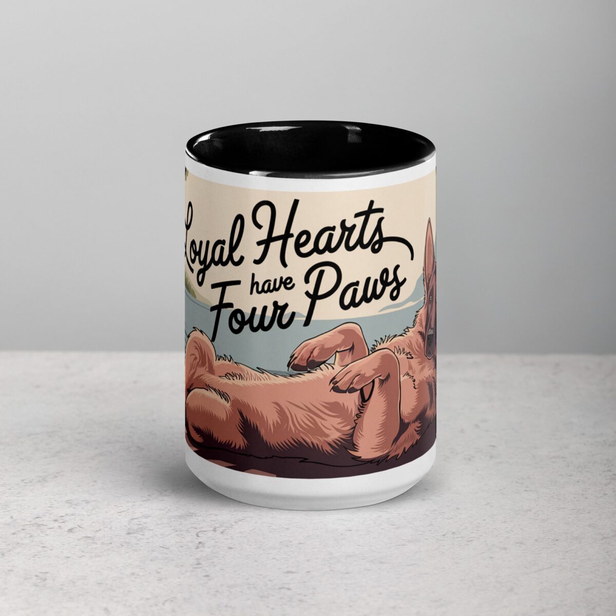 Loyal Hearts Have Four Paws Coffee Mug - Image 4