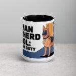 German Shepherd Patrol: Always on Duty Coffee Mug - Image 4